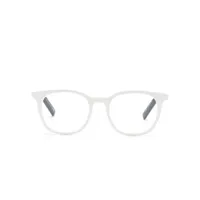 moncler eyewear lunettes de vue bicolores à monture carrée - blanc