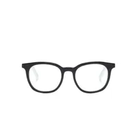 moncler eyewear lunettes de vue bicolores à monture carrée - noir