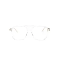 philipp plein lunettes de vue à monture pilote - blanc