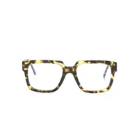 kuboraum lunettes de vue k3 à monture carrée - jaune