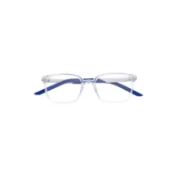 nike lunettes de vue à monture carrée - bleu