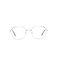 alexander mcqueen eyewear lunettes de vue à monture géométrique - or
