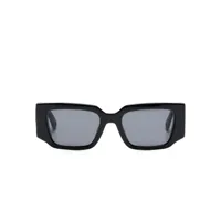lanvin x future lunettes de soleil eagle à monture rectangulaire - noir