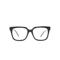 givenchy eyewear lunettes de vue carrées à plaque logo - noir
