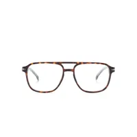 boss lunettes de vue carrées 1600 ex4 - marron