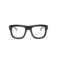 dsquared2 eyewear lunettes de vue carrées à logo embossé - noir