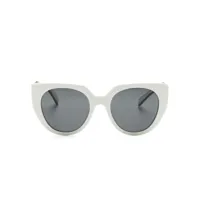 prada eyewear lunettes de soleil à monture papillon - blanc