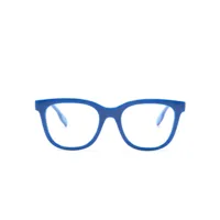burberry kids lunettes de vue à monture wayfarer - bleu