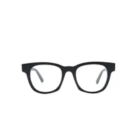 moncler eyewear lunettes de vue à monture d'inspiration wayfarer - noir