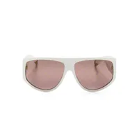 missoni eyewear lunettes de soleil à monture en d - blanc