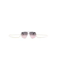 marc jacobs eyewear lunettes de soleil à monture pilote - or