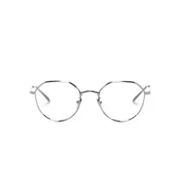 giorgio armani lunettes de vue à monture géométrique - gris