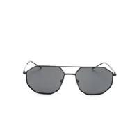 emporio armani lunettes de soleil à monture géométrique - noir