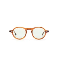 peter & may walk lunettes de soleil the cool kid à monture ronde - orange