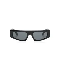 dolce & gabbana kids lunettes de soleil dx4004 à monture rectangulaire - noir