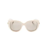 gucci eyewear lunettes de soleil d'inspiration wayfarer - blanc