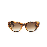 thierry lasry lunettes de soleil à monture papillon - marron