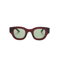 thierry lasry lunettes de soleil autocracy à monture rectangulaire - vert
