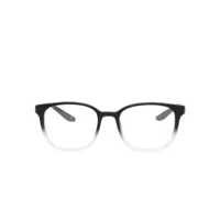 nike lunettes de vue à monture carrée - noir