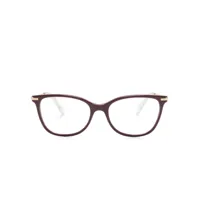 swarovski lunettes de vue sk2010 à monture carrée - rouge