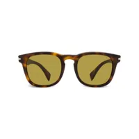 lanvin lunettes de soleil à monture rectangulaire - marron