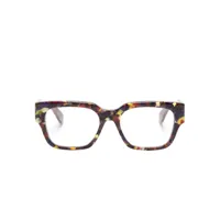 chloé eyewear lunettes de vue gayia d'inspiration wayfarer - rouge