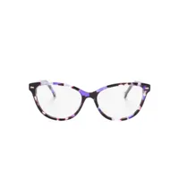 carolina herrera lunettes de vue à monture papillon - violet