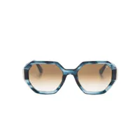 etnia barcelona lunettes de soleil géométriques derroche - bleu