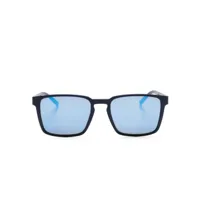 tommy hilfiger lunettes de soleil à monture carrée - bleu