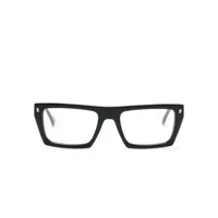 dsquared2 eyewear lunettes de vue d20130 à monture carrée - noir