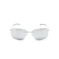 porsche design lunettes de soleil p8923 à monture rectangulaire - argent