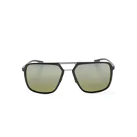porsche design lunettes de soleil à monture pilote - noir