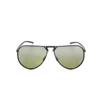 porsche design lunettes de soleil p8938 à monture pilote - noir