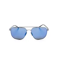 porsche design lunettes de soleil p8967 à monture pilote - noir