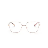 michael kors lunettes de vue avignon à monture géométrique - rose