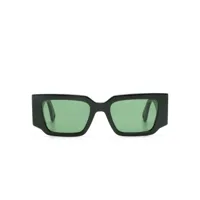 lanvin lunettes de soleil à monture rectangulaire - vert