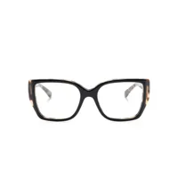 michael kors lunettes de vue castello à monture carrée - noir