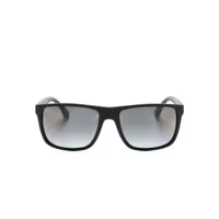 emporio armani lunettes de soleil ea4033 à monture rectangulaire - gris