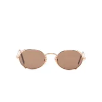 jean paul gaultier round-frame sunglasses - or
