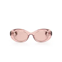longchamp oval-frame sunglasses - rose