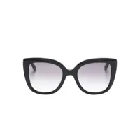 longchamp oversize cat-eye sunglasses - noir