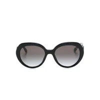 michael kors lunettes de soleil luca à monture ronde - noir