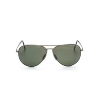 porsche design lunettes de soleil p8508 à monture pilote - gris