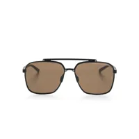 porsche design lunettes de soleil à monture carrée - noir