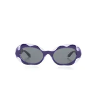 dolce & gabbana eyewear lunettes de soleil flower power - violet