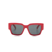 dolce & gabbana eyewear lunettes de soleil dna à monture carrée - rouge