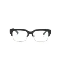 dolce & gabbana eyewear lunettes de vue rectangulaires - noir