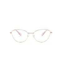 swarovski lunettes de vue à monture papillon - rose