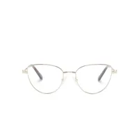 swarovski lunettes de vue sk1007 à monture papillon - or