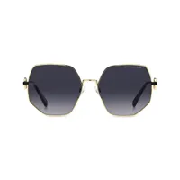 marc jacobs eyewear lunettes de soleil géométriques marc 730/s - or